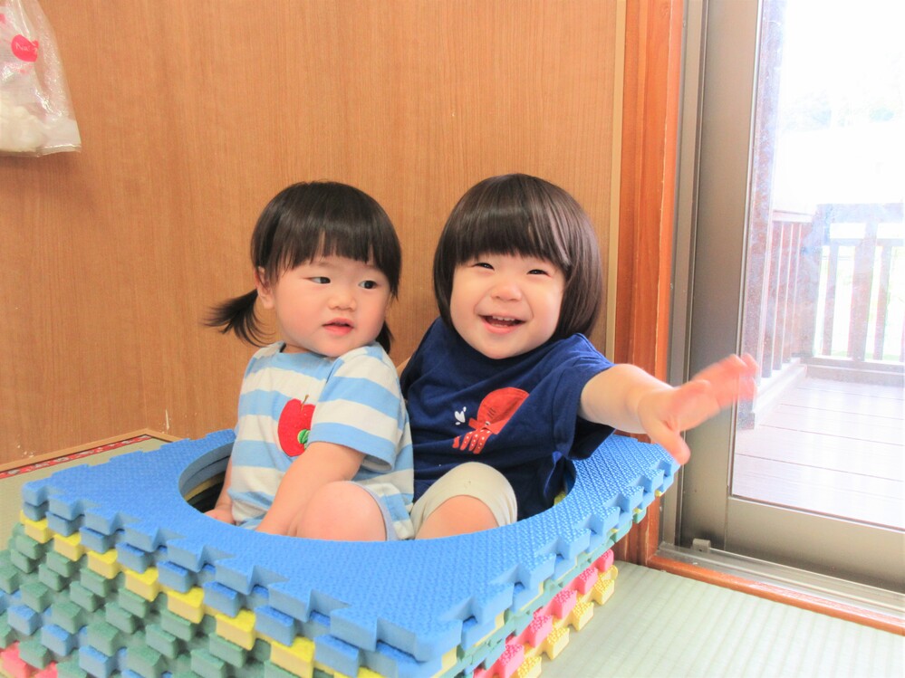 プラポイントで遊ぶ様子