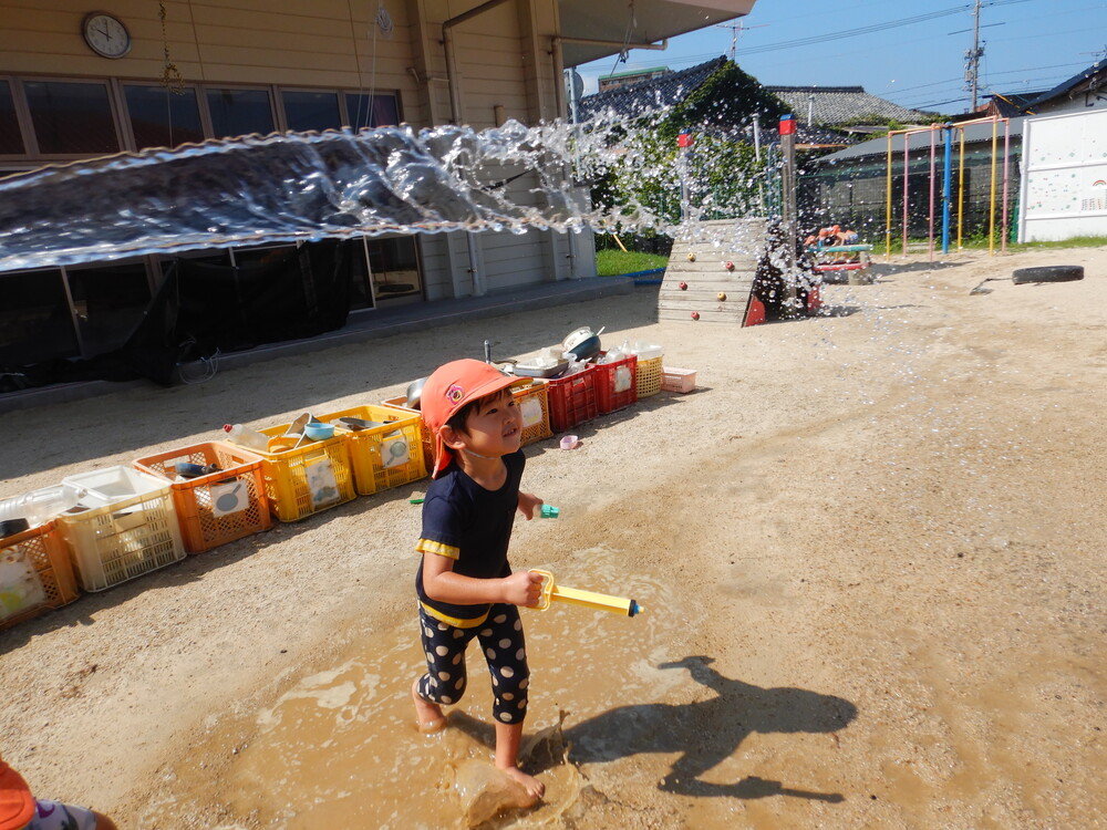 水遊び
