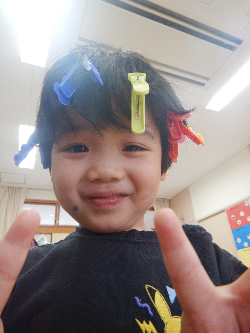 洗濯ばさみ遊び
