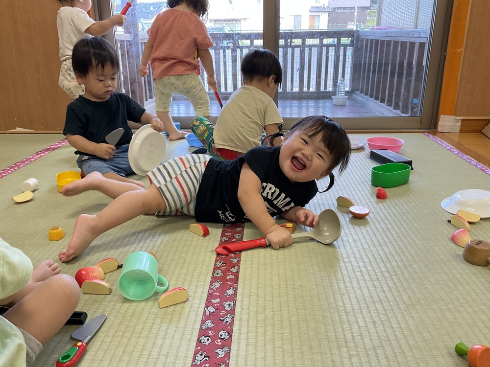 おままごとの様子