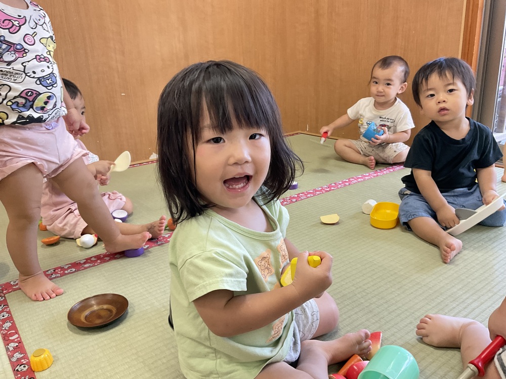 おままごとの様子