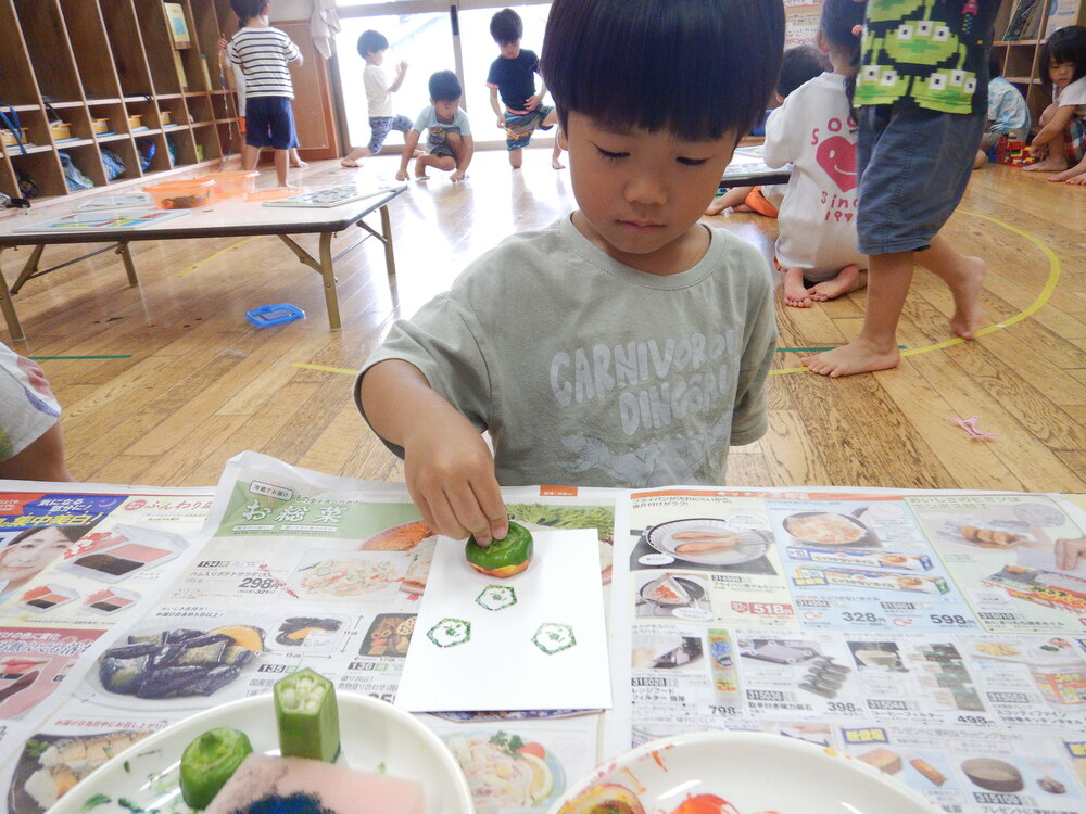 野菜スタンプ