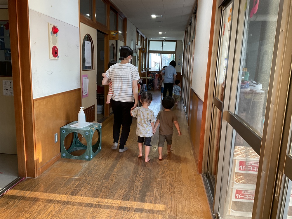 避難訓練の様子