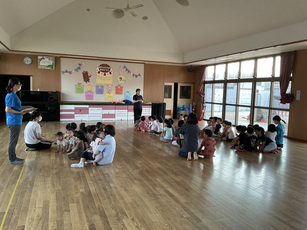 避難訓練の様子