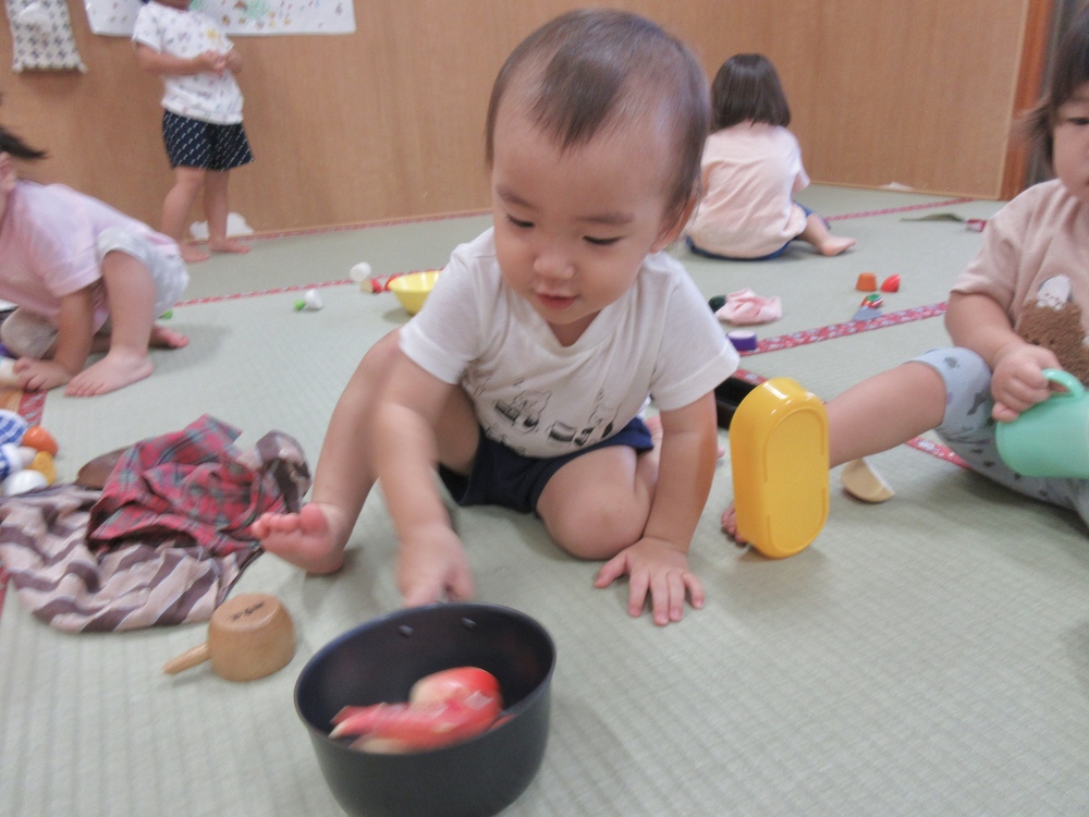 ままごとの様子