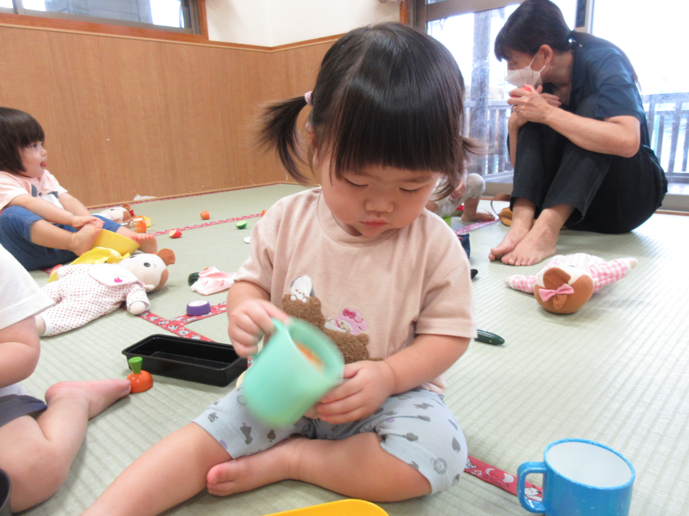 ままごとの様子