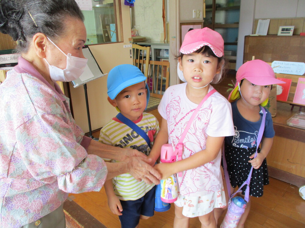 水上保育園の皆さん