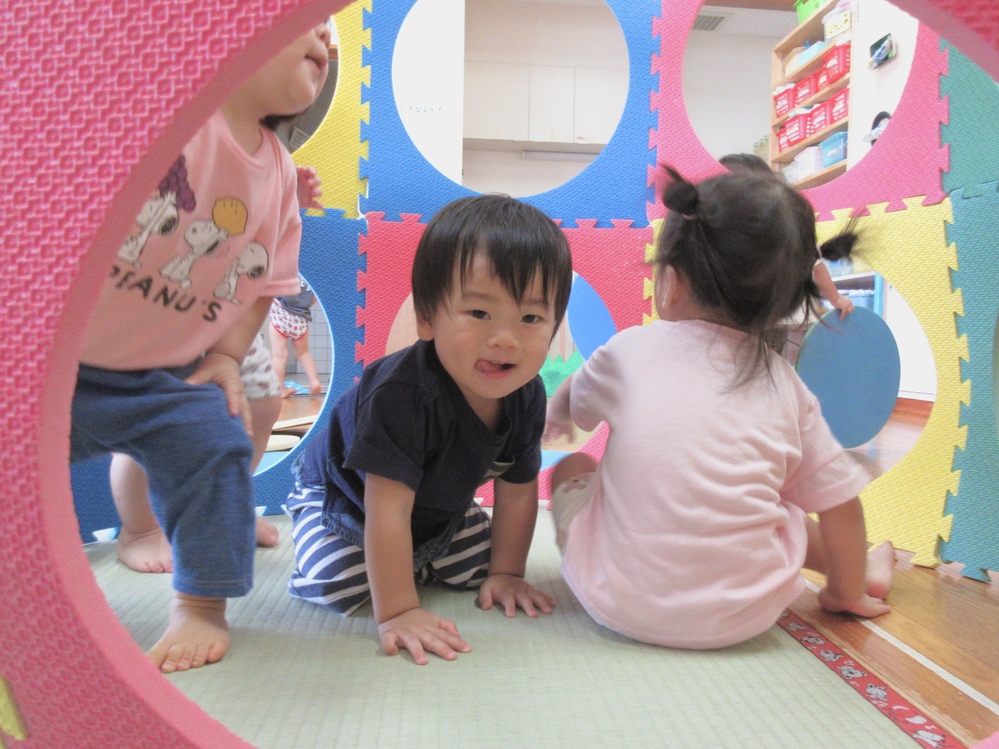 プラポイントで遊ぶ様子