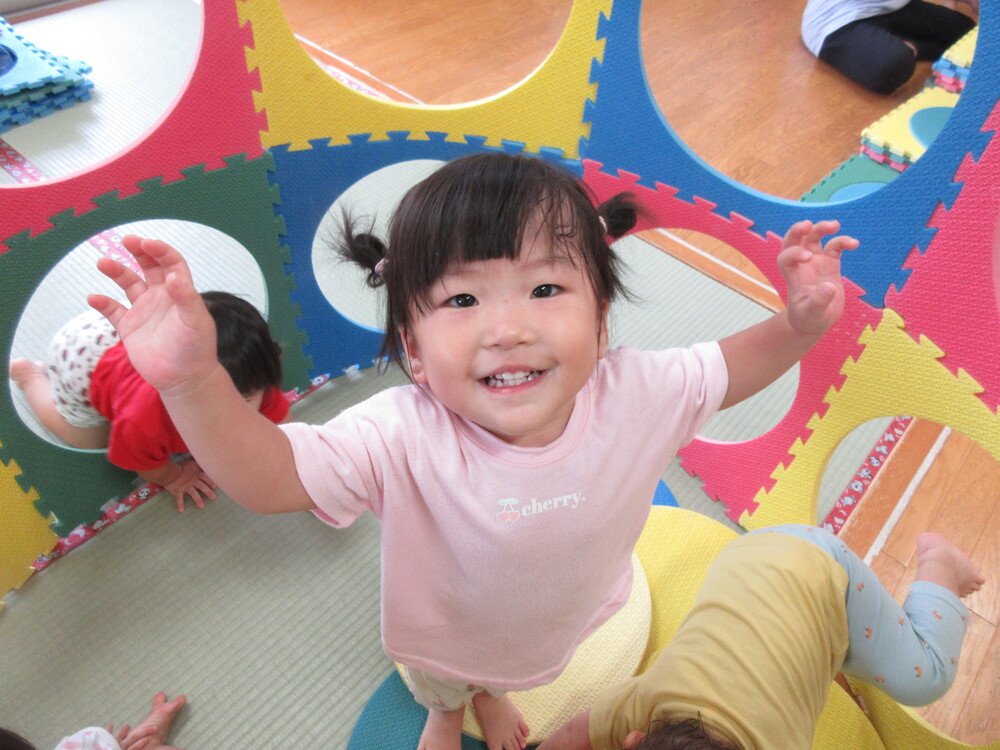 プラポイントで遊ぶ様子