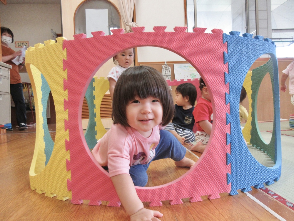 プラポイントで遊ぶ様子