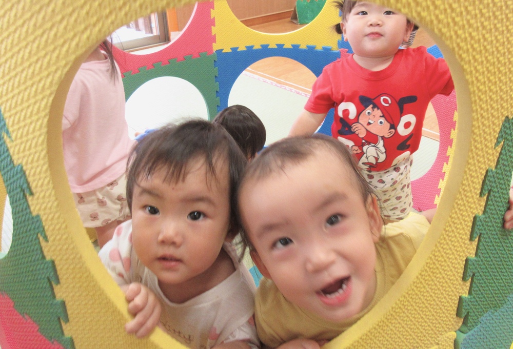 プラポイントで遊ぶ様子
