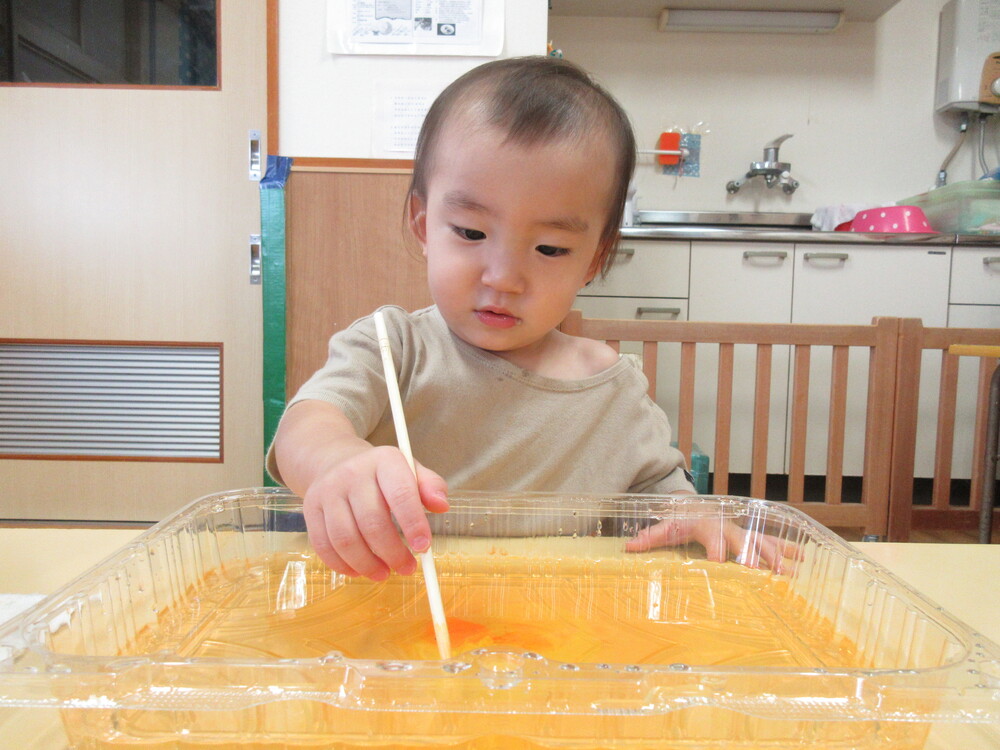 マーブリング製作の様子