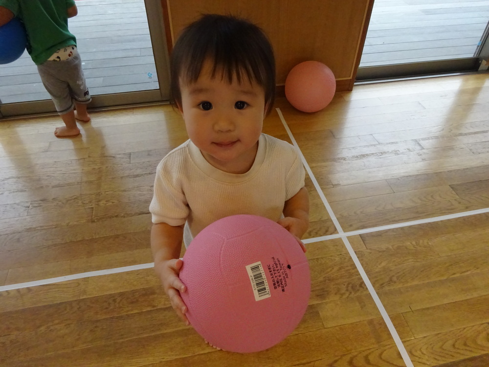 ボール遊びを楽しむ子ども (8)