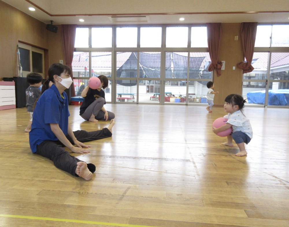 ボール遊びの様子