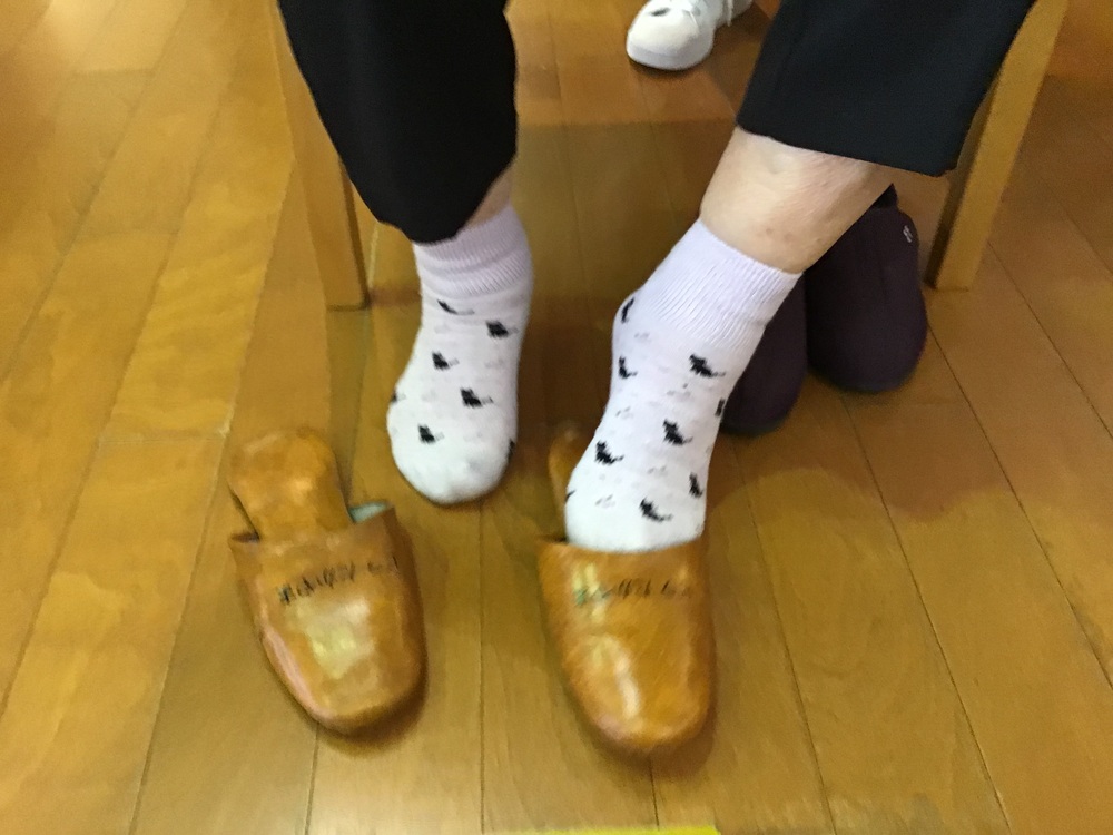 スリッパ飛ばす前の準備