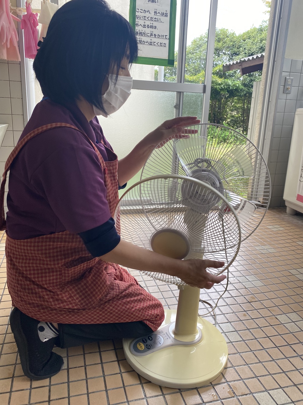 扇風機掃除