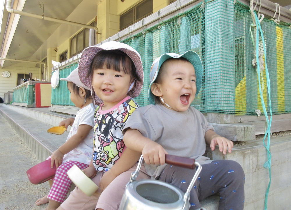 園庭遊びの様子