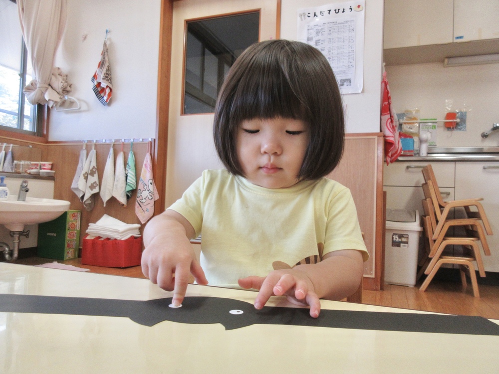 製作遊びの様子