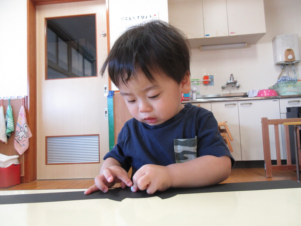 製作遊びの様子