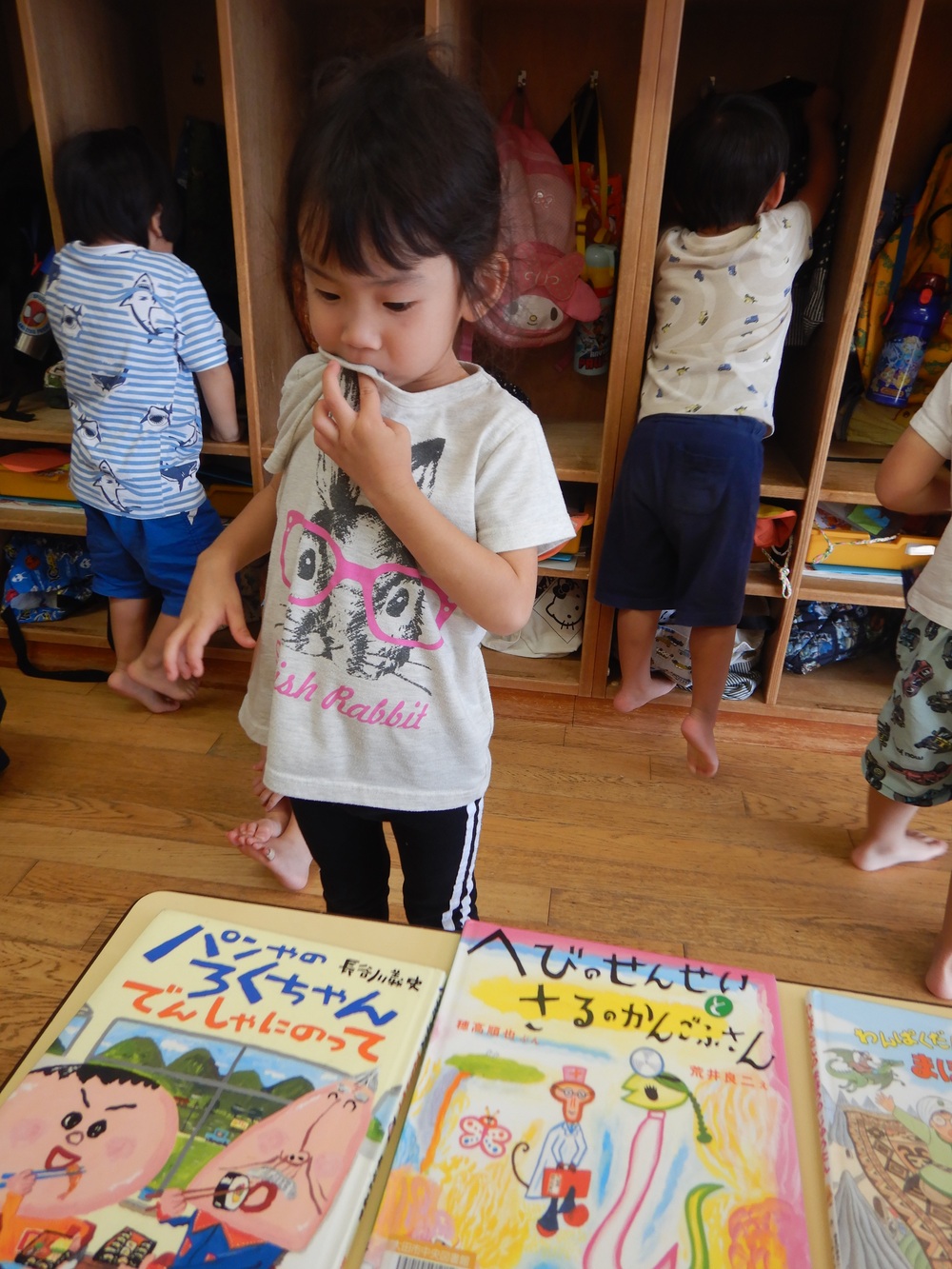 絵本の貸し出し