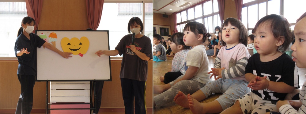 誕生会に参加している (4)