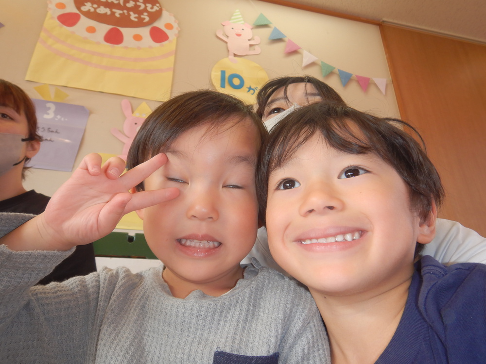 子ども二人