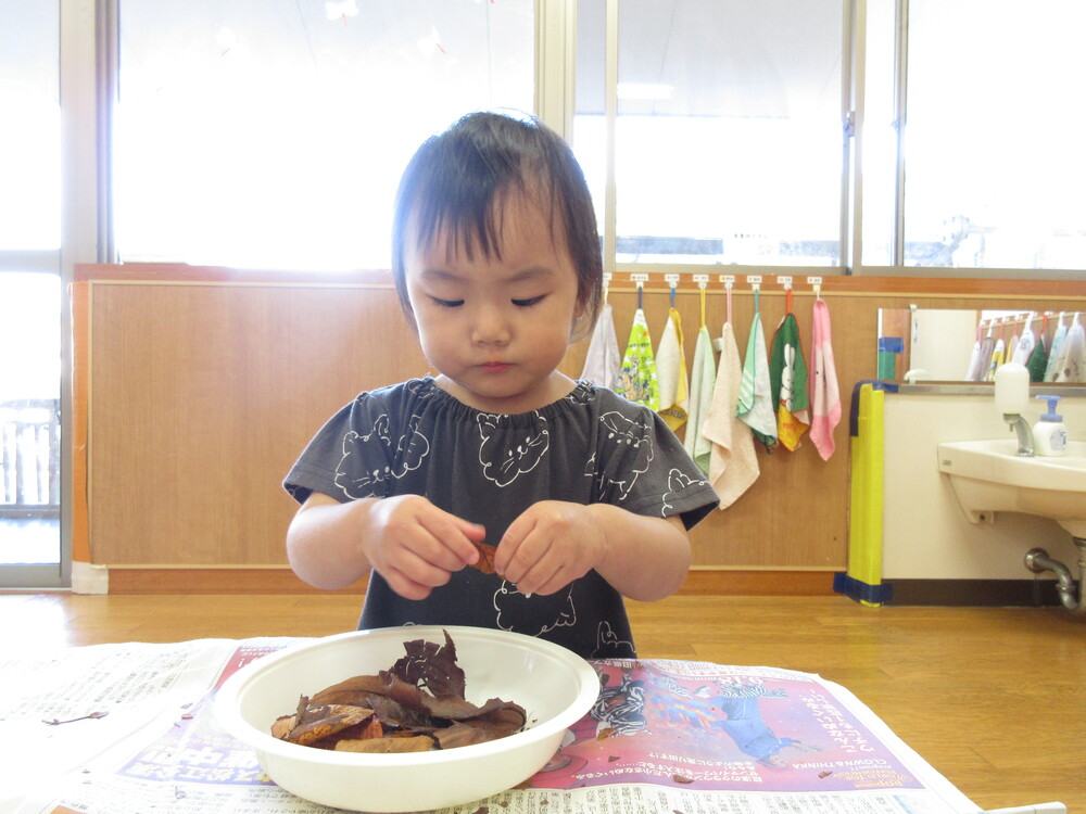 製作あそびの様子