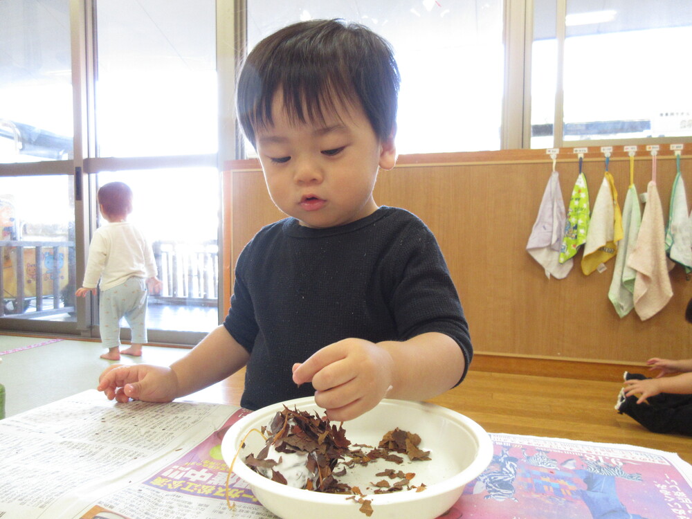 製作あそびの様子