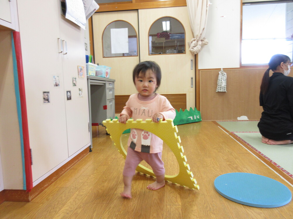 プラポイントで遊ぶ様子 