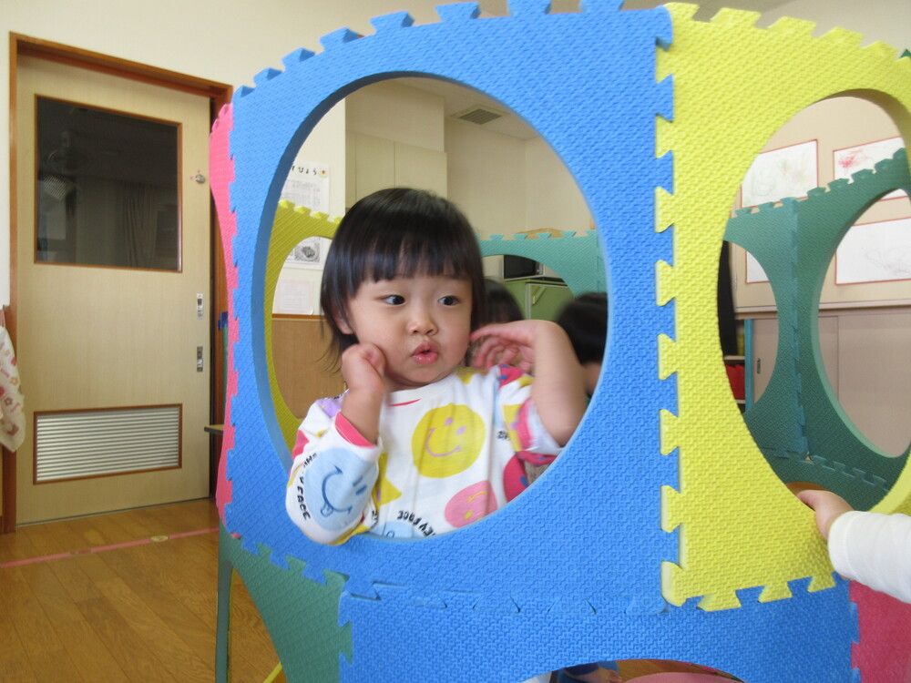 プラポイントで遊ぶ様子 