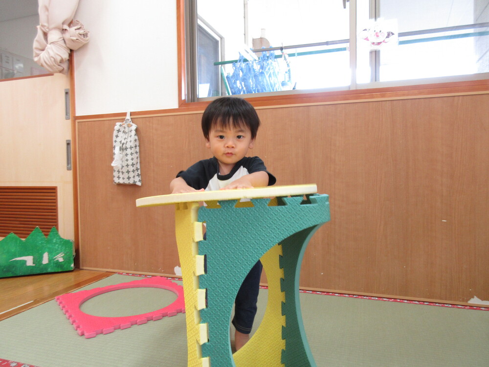 プラポイントで遊ぶ様子 