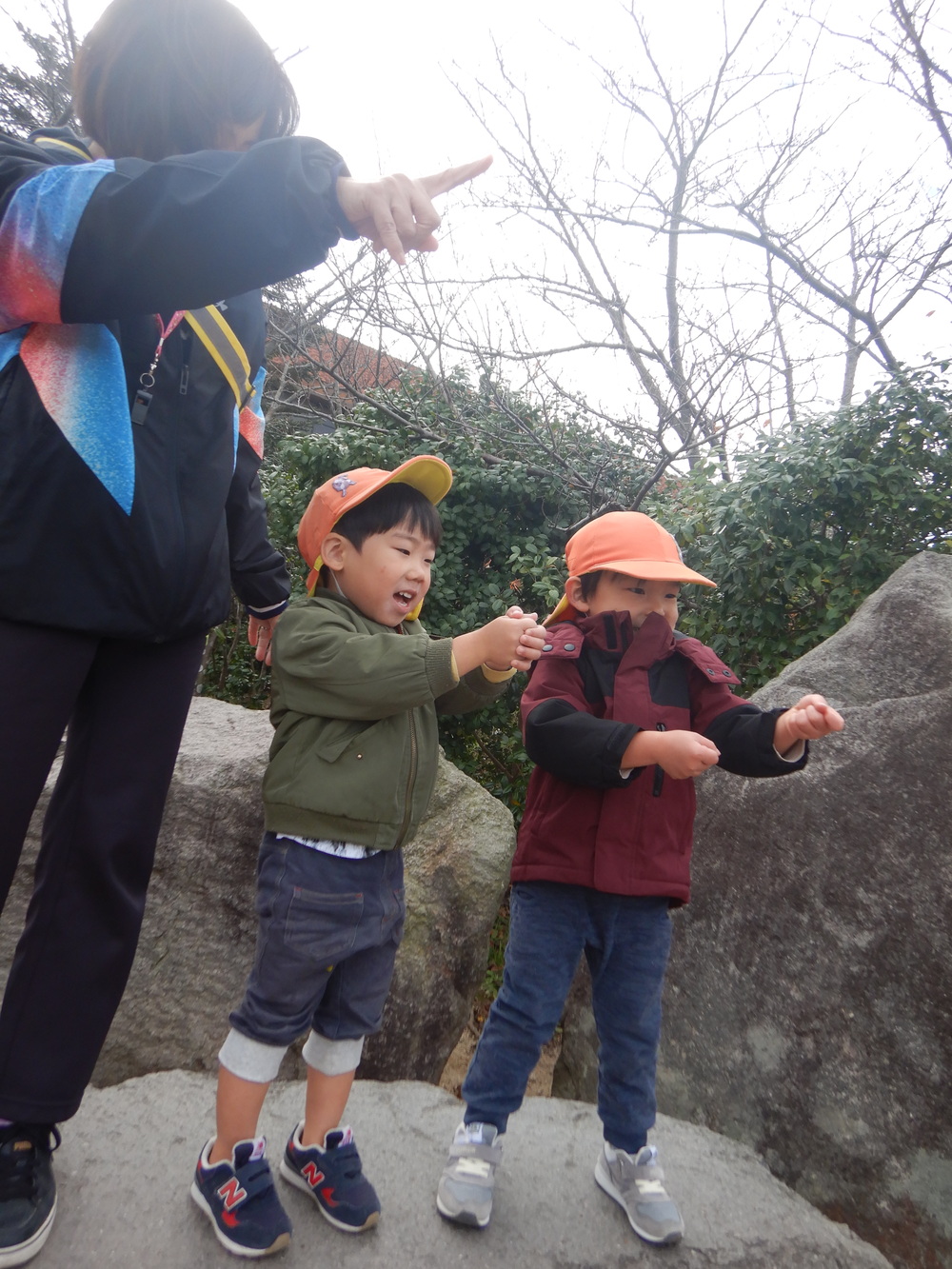 岩場