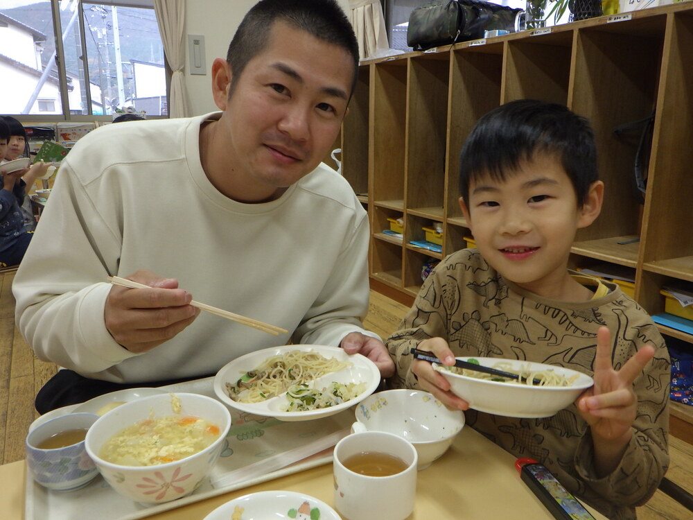 一日保育士体験の様子