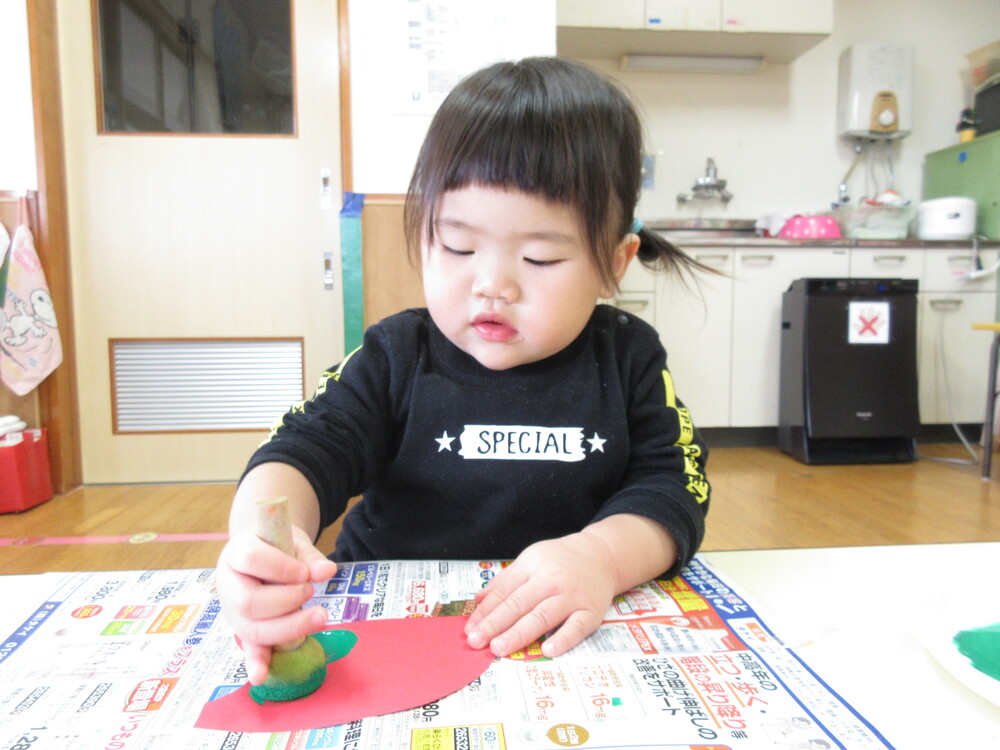 製作あそびの様子