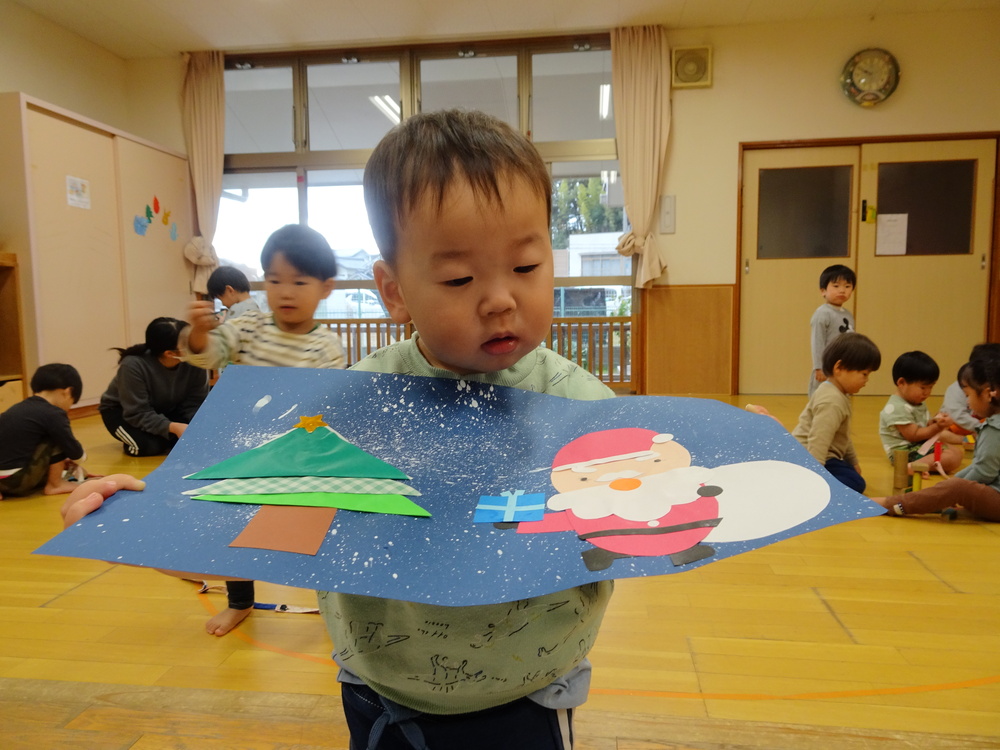 サンタ制作 (2)