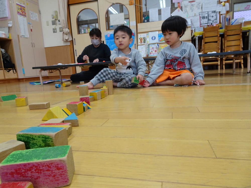 積み木遊び