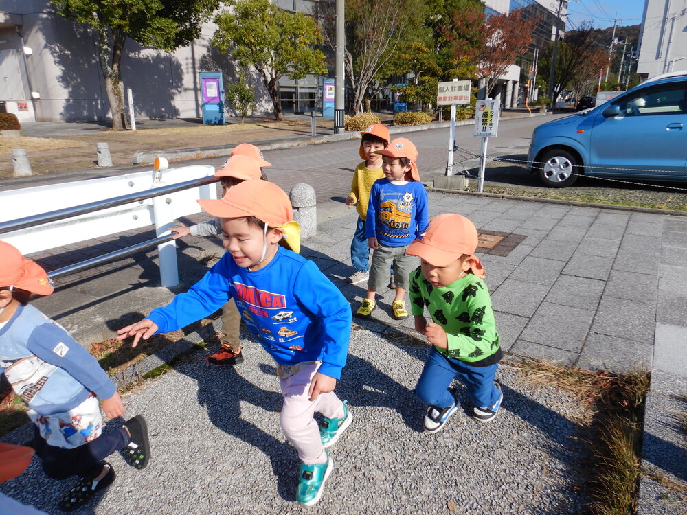 公園で走る