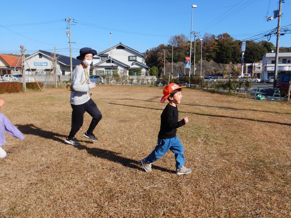 お散歩前の様子