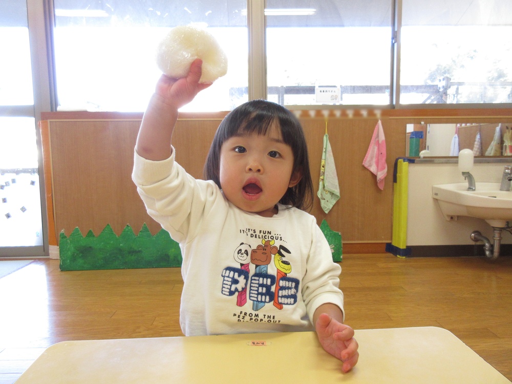 お弁当ごっこの様子 