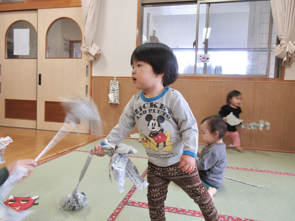 神楽ごっこの様子