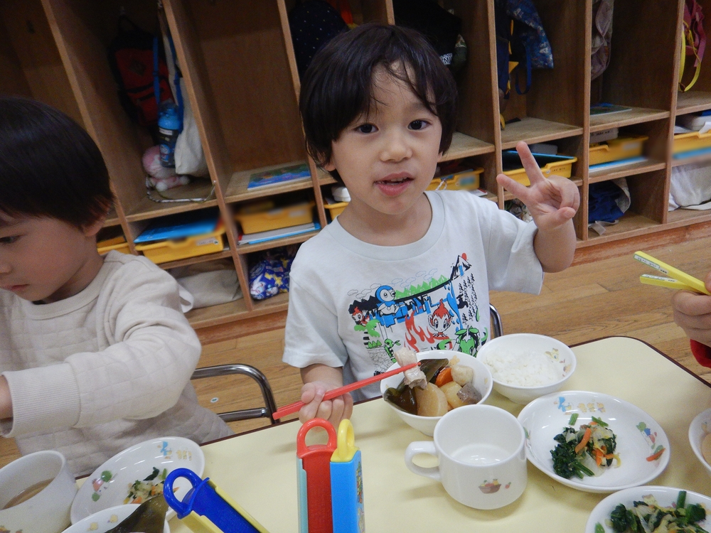 給食の様子