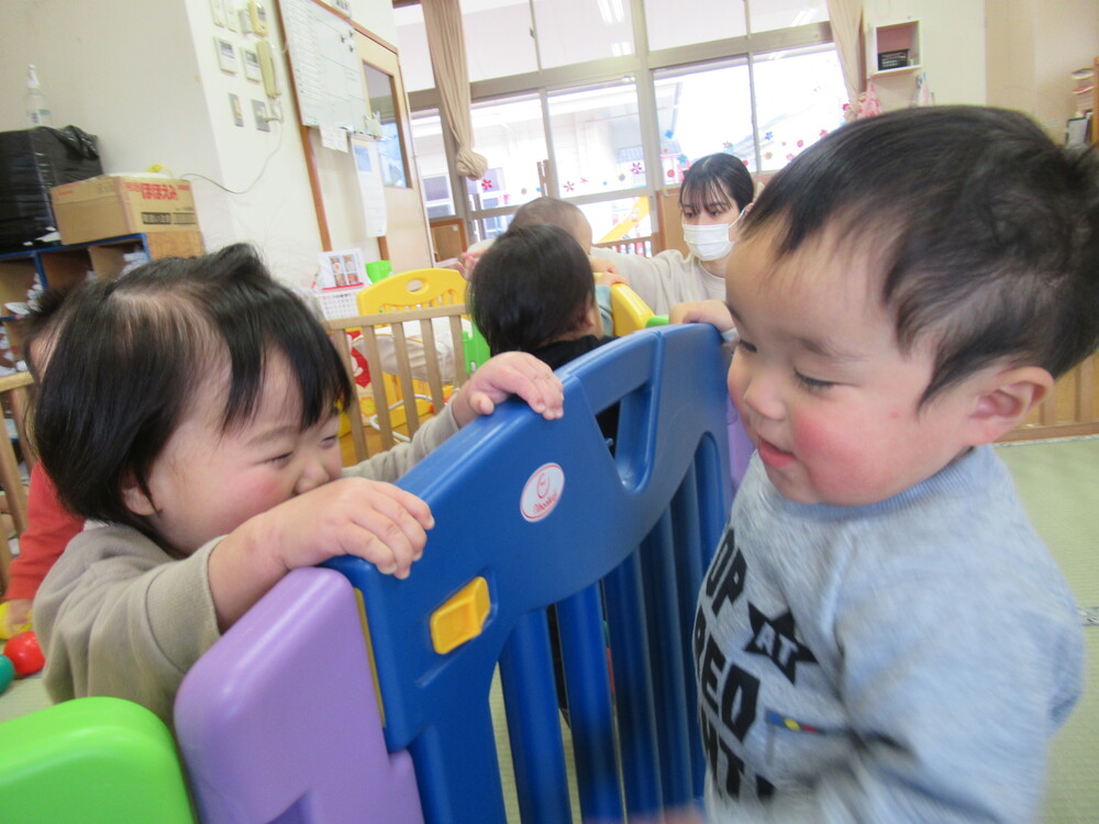 カラーボールで遊んでいる様子 (5)