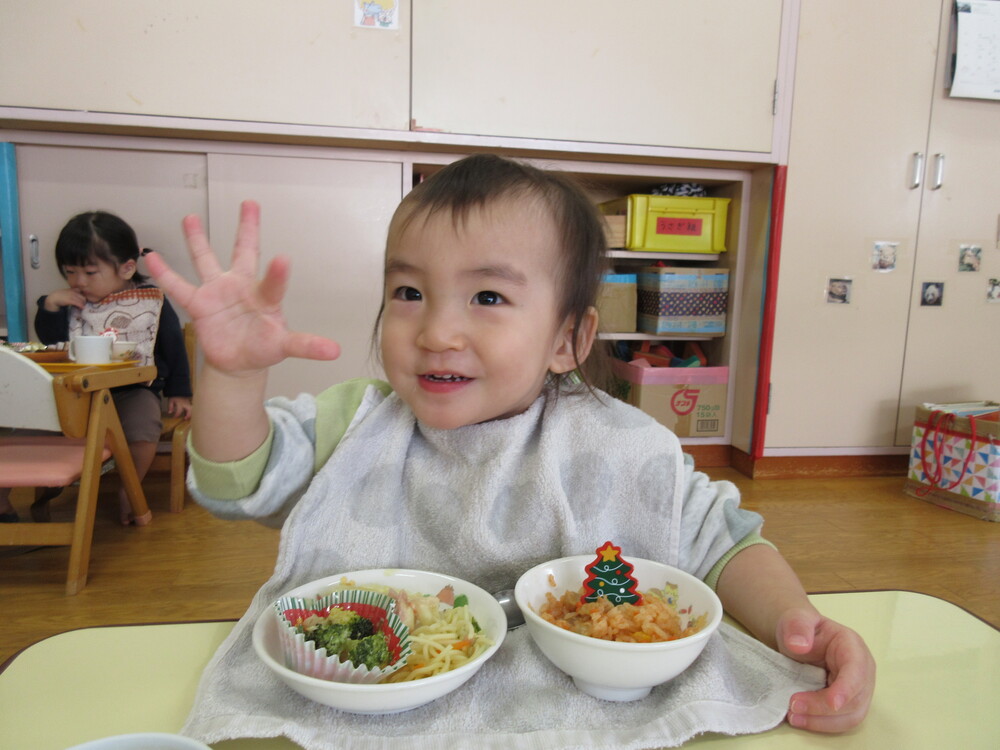 給食の様子