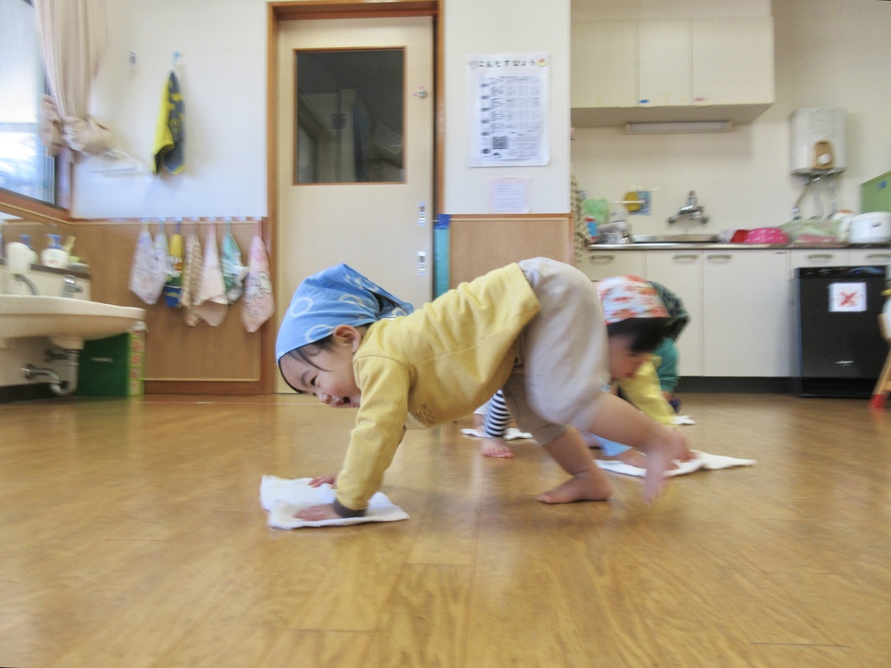 大掃除の様子