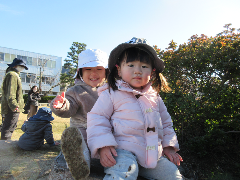 お散歩の様子(市民会館)