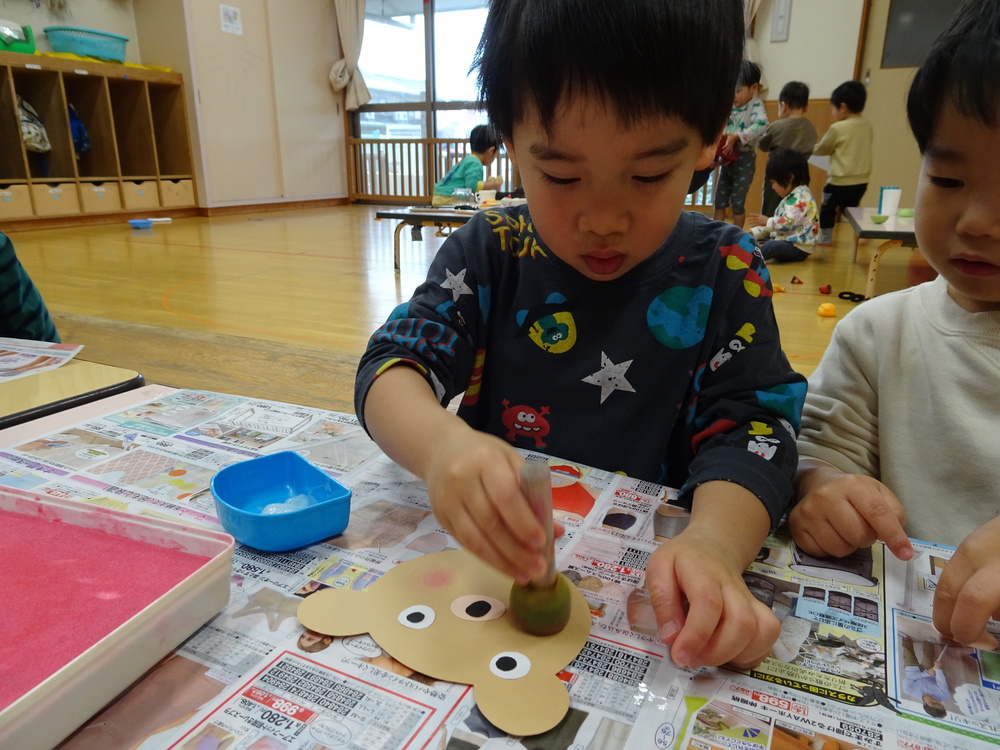 くまの制作 (2)