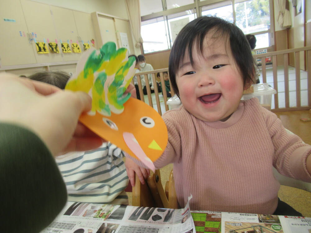 鬼の製作をする子ども (16)