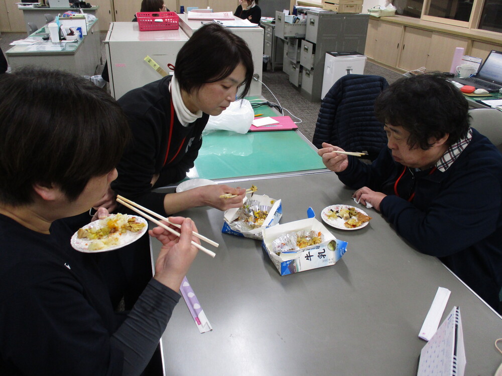 試食風景