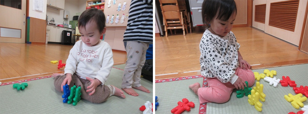 うさぎブロックで遊んでいる様子 (5)