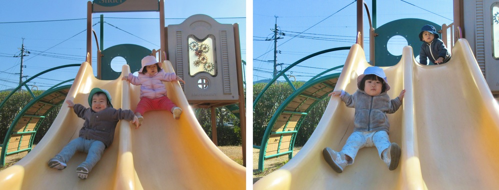 散歩の様子（宮崎公園）